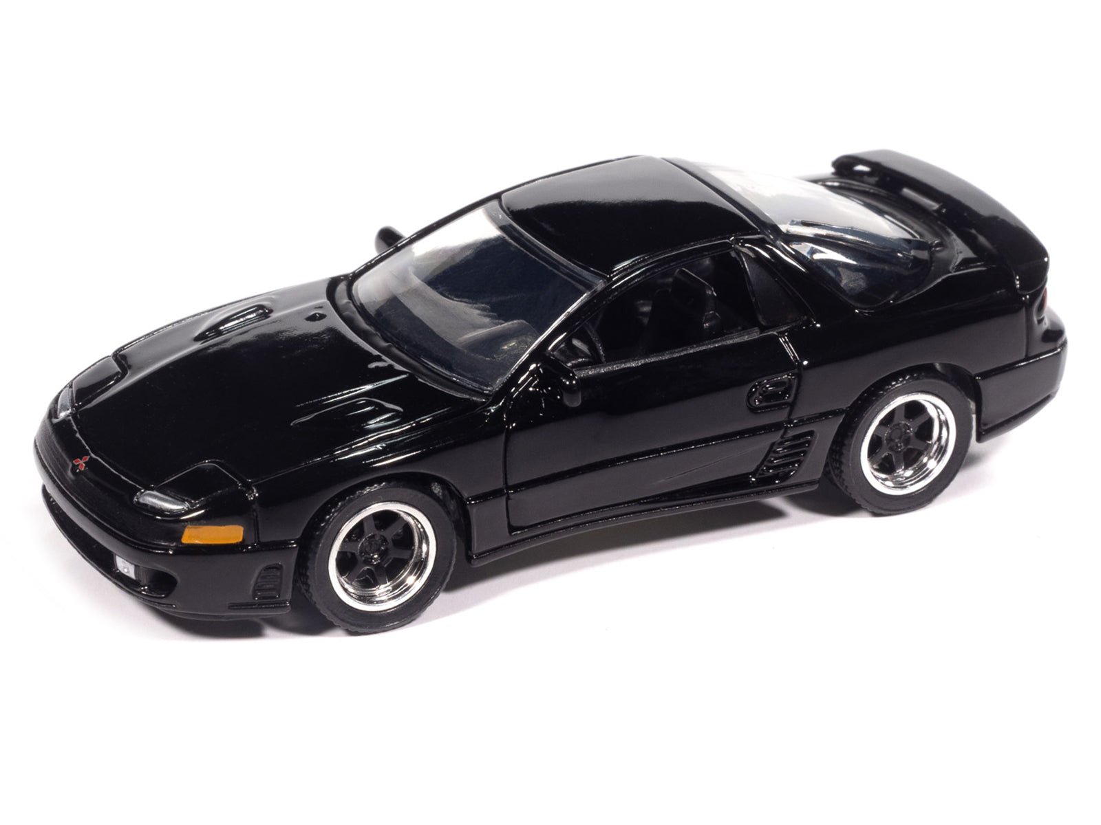1993 Mitsubishi 3000GT VR-4 Albany Black Pearl "Import Legends" Series 1/64 Diecast Model Car by Auto World - image 2