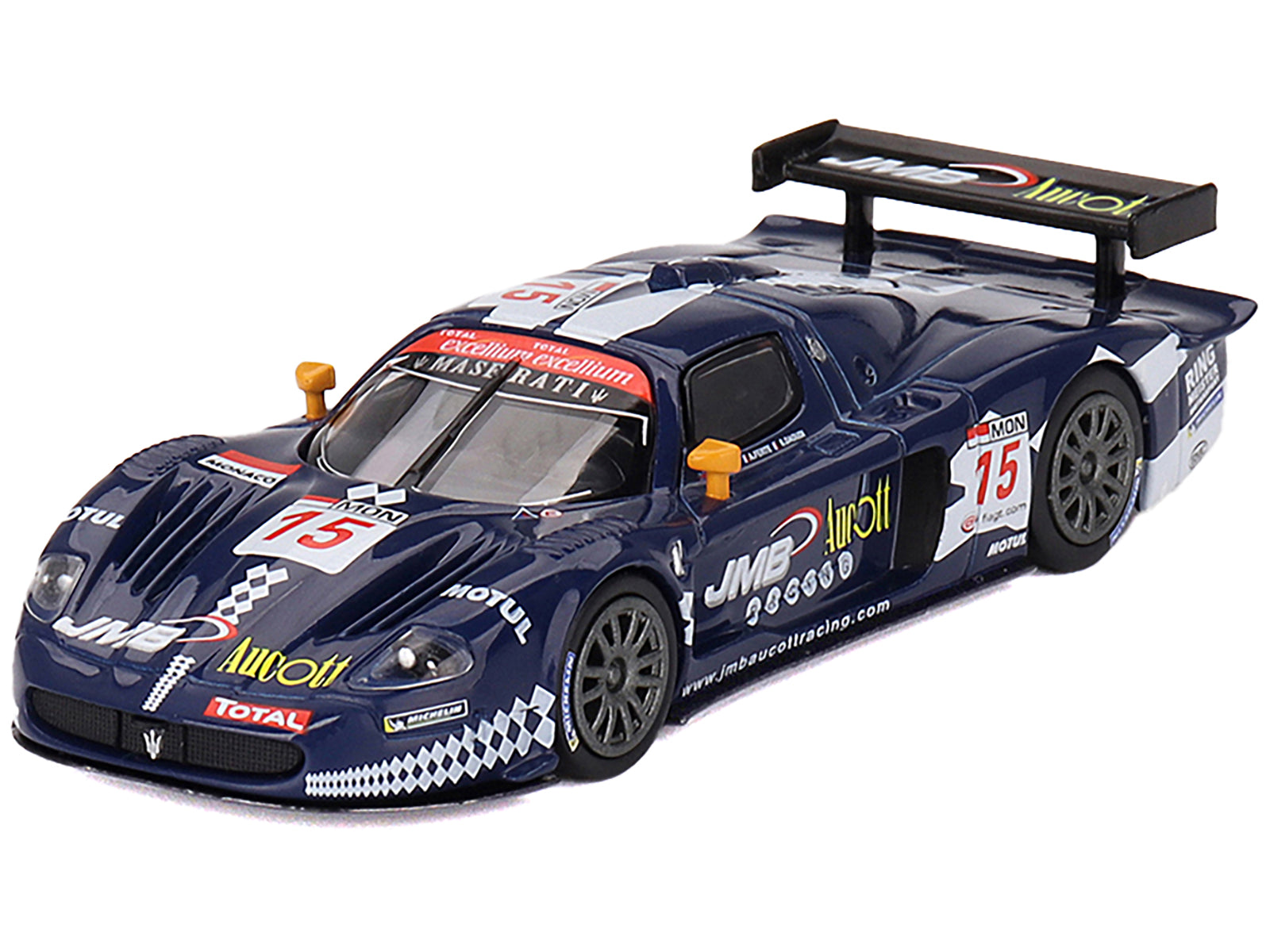 Maserati MC12 Competizione #15 Ben Aucott - Alain Ferte - Stephane Daoudi "JMB Racing" "24 Hours of Spa" (2008) 1/64 Diecast Model Car by BBR - image 2