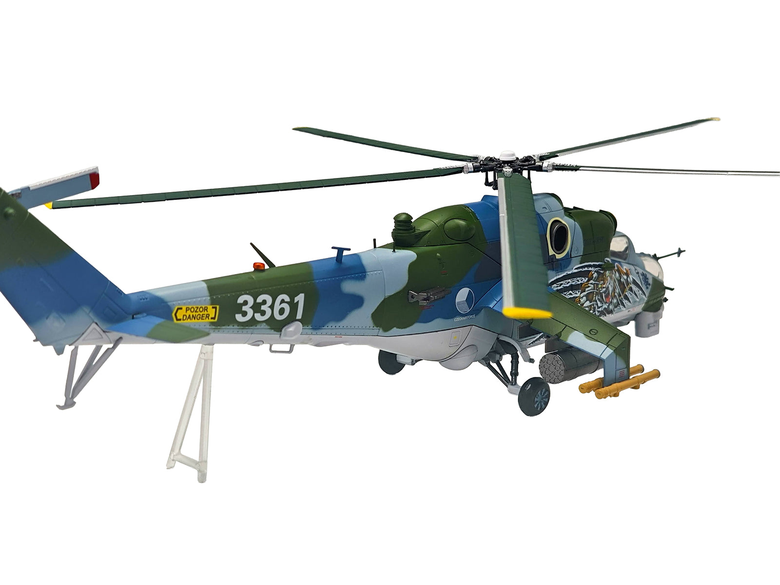 Mil Mi-35 (Mi-24V) Hind Helicopter "3361 221 Squadron 22 Wing NATO Tiger Meet Cambrai France" (2011) Czech Air Force 1/48 Diecast Model by Bless Wing - image 4