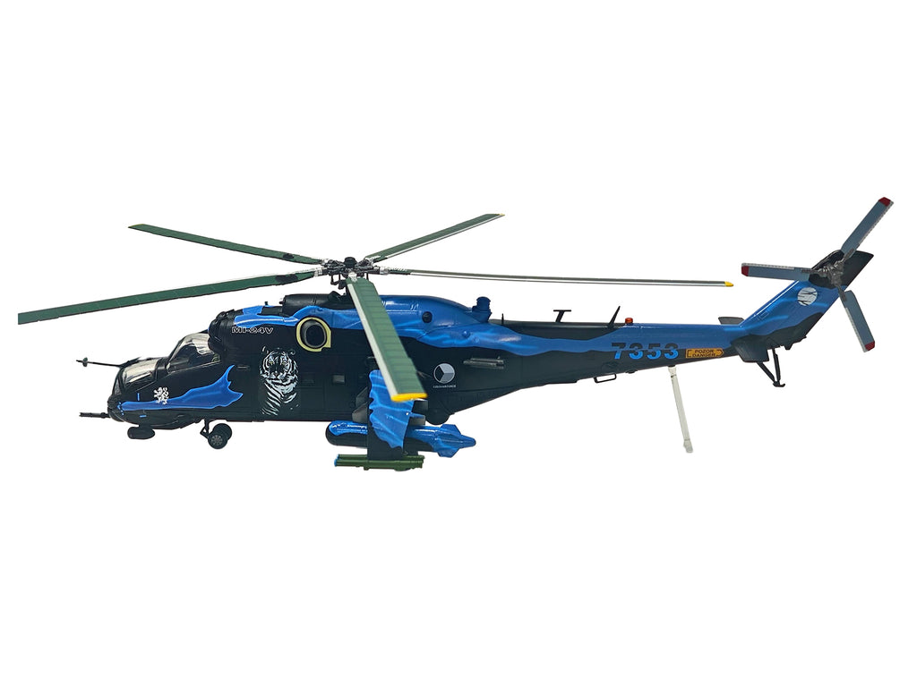 Mil Mi-24V Hind-E Helicopter "7353 231 Squadron 23 Wing NATO Tiger Meet Turkey" (2005) Czech Air Force 1/48 Diecast Model by Bless Wing - image 2