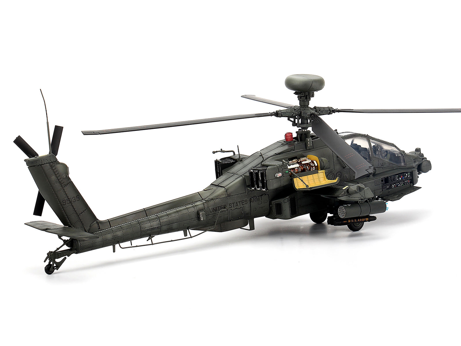 Hughes AH-64D Apache Longbow Helicopter "Charlie Company 1st Battalion 227th Aviation Regiment 1st Cavalry Division Operation Iraqi Freedom" (2003) United States Army 1/48 Diecast Model by Bless Wing - image 4