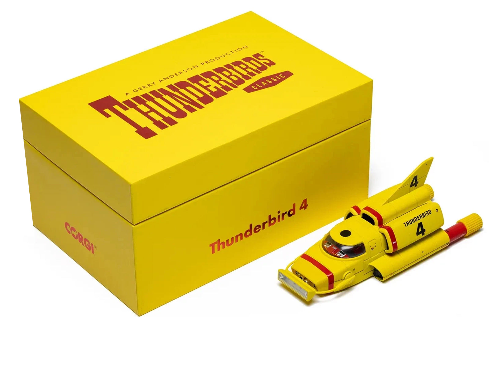 Thunderbird 4 Submarine Yellow "Thunderbirds" (1965-1966) TV Series "F.A.B. Collection" Diecast Model by Corgi - image 5