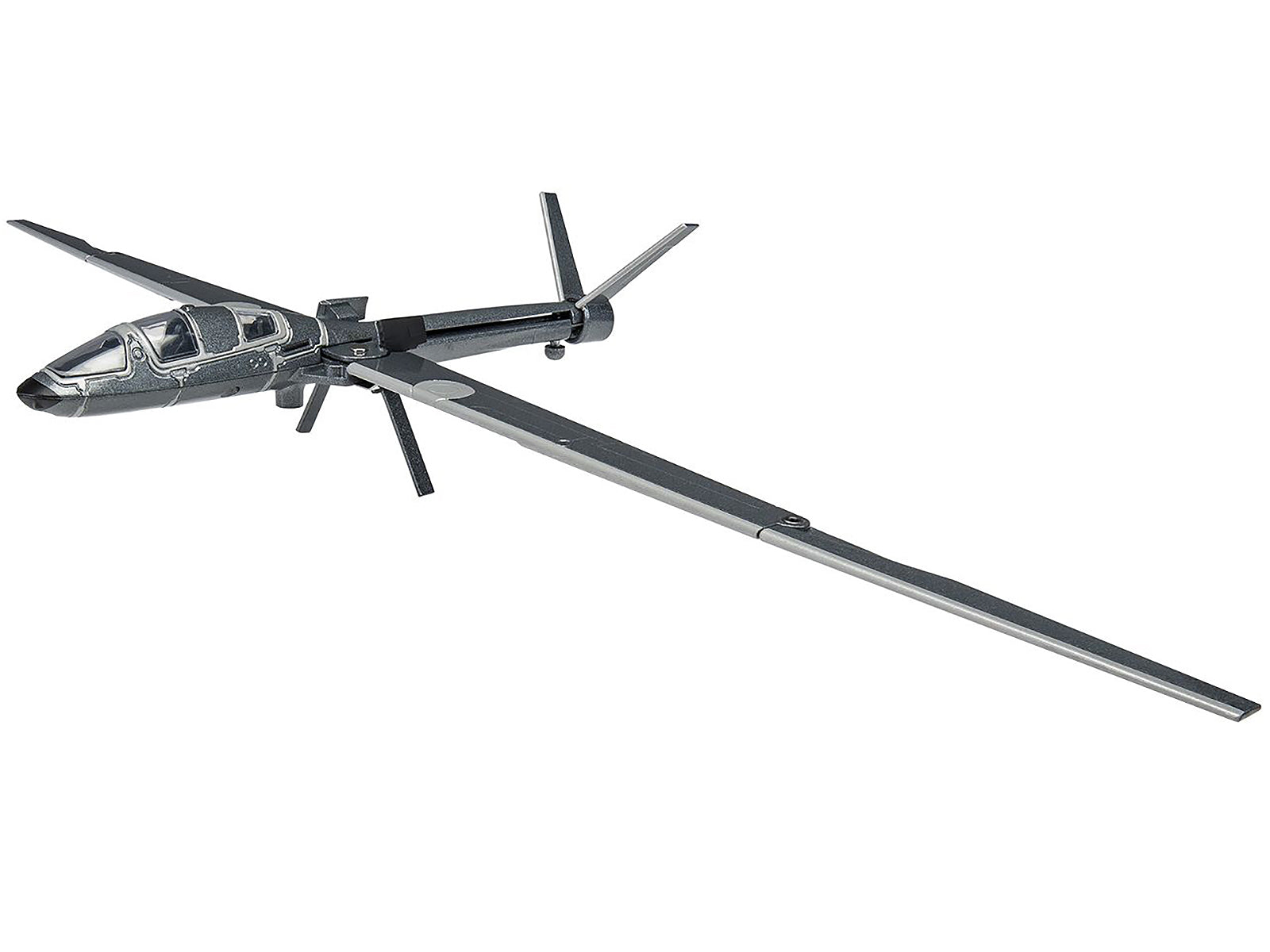 Q Glider Gray Metallic James Bond 007 "No Time To Die" (2021) Movie Diecast Model by Corgi - image 2