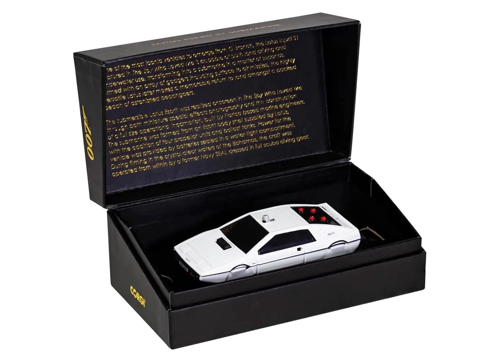 Lotus Esprit S1 Submarine White James Bond 007 "The Spy Who Loved Me" (1977) Movie Diecast Model Car by Corgi - image 3