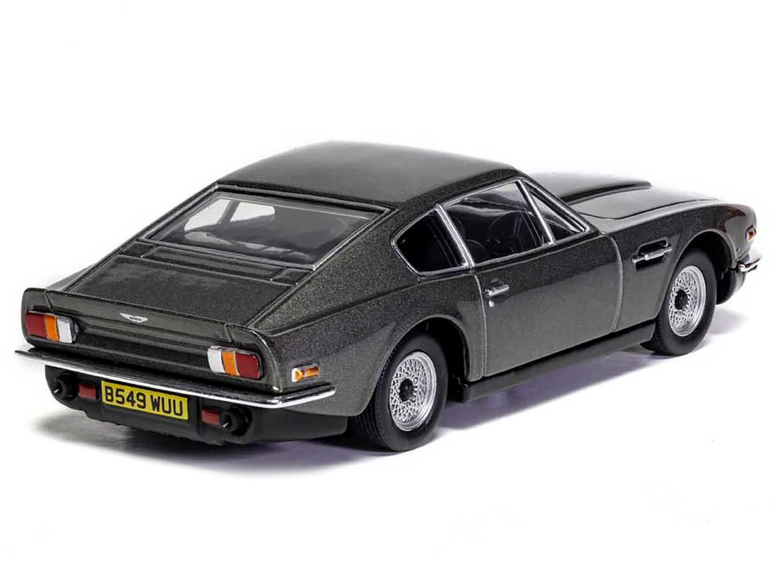 Aston Martin V8 RHD (Right Hand Drive) Black Metallic James Bond 007 "No Time To Die" (2021) Movie Diecast Model Car by Corgi - image 2