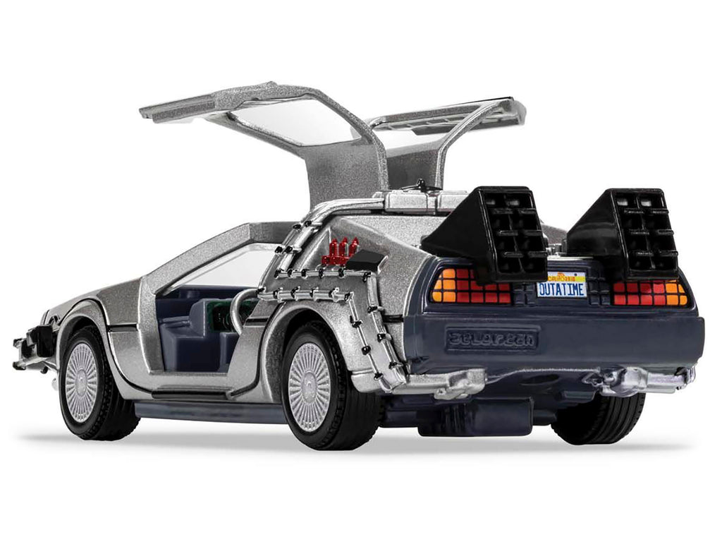 DMC DeLorean Time Machine with Doc Brown Figure "Back to the Future" (1985) Movie Diecast Model Car by Corgi - image 3