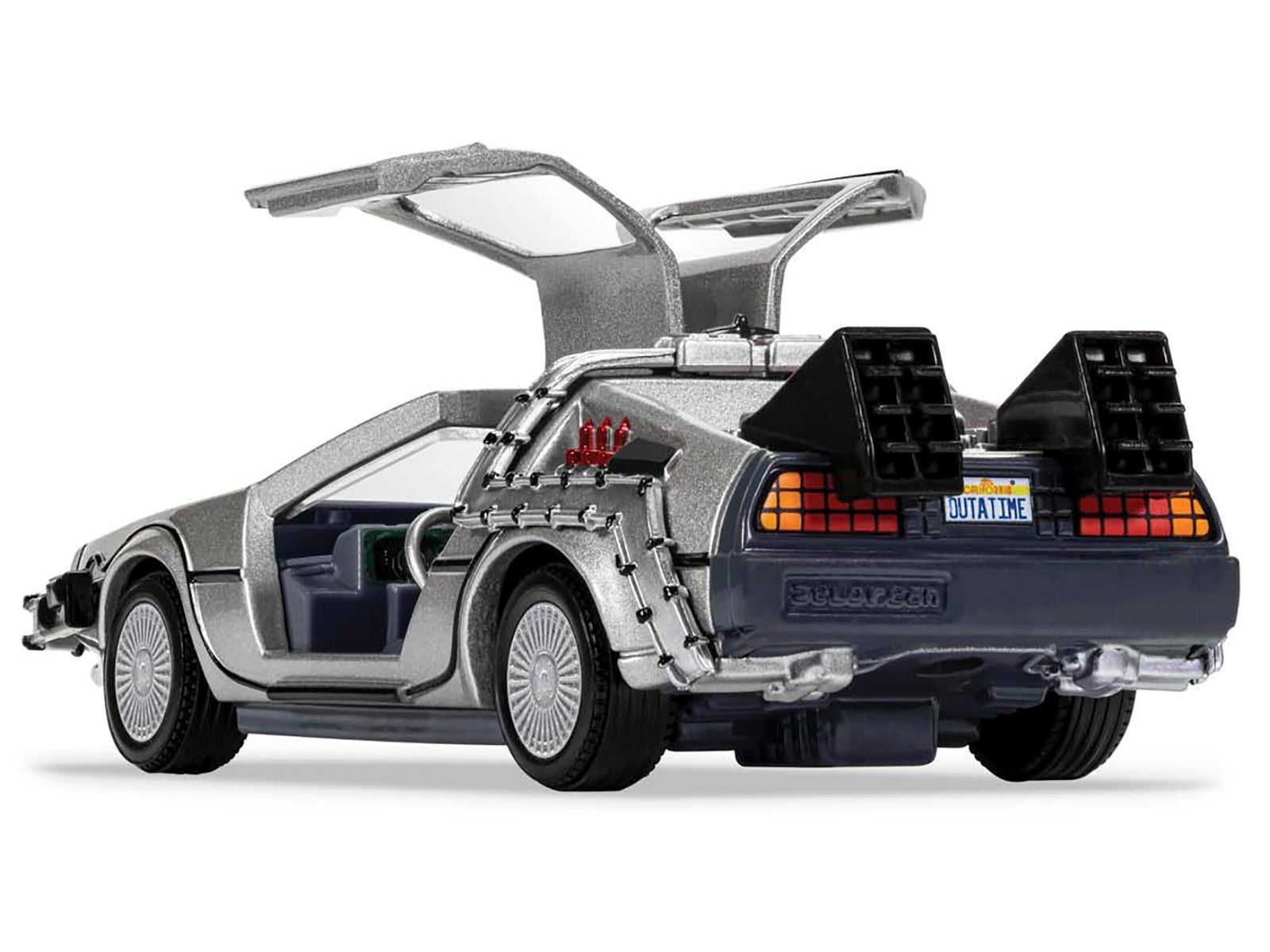 DMC DeLorean Time Machine with Doc Brown Figure "Back to the Future" (1985) Movie Diecast Model Car by Corgi - image 3