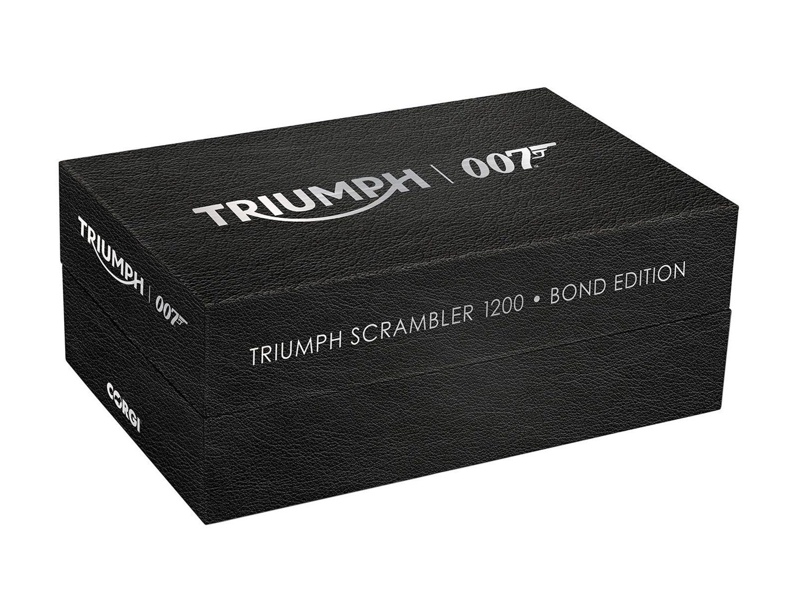 Triumph Scrambler 1200 "Bond Edition" Motorcycle Black 007 James Bond "No Time to Die" (2021) Movie 1/12 Diecast Model by Corgi - image 3