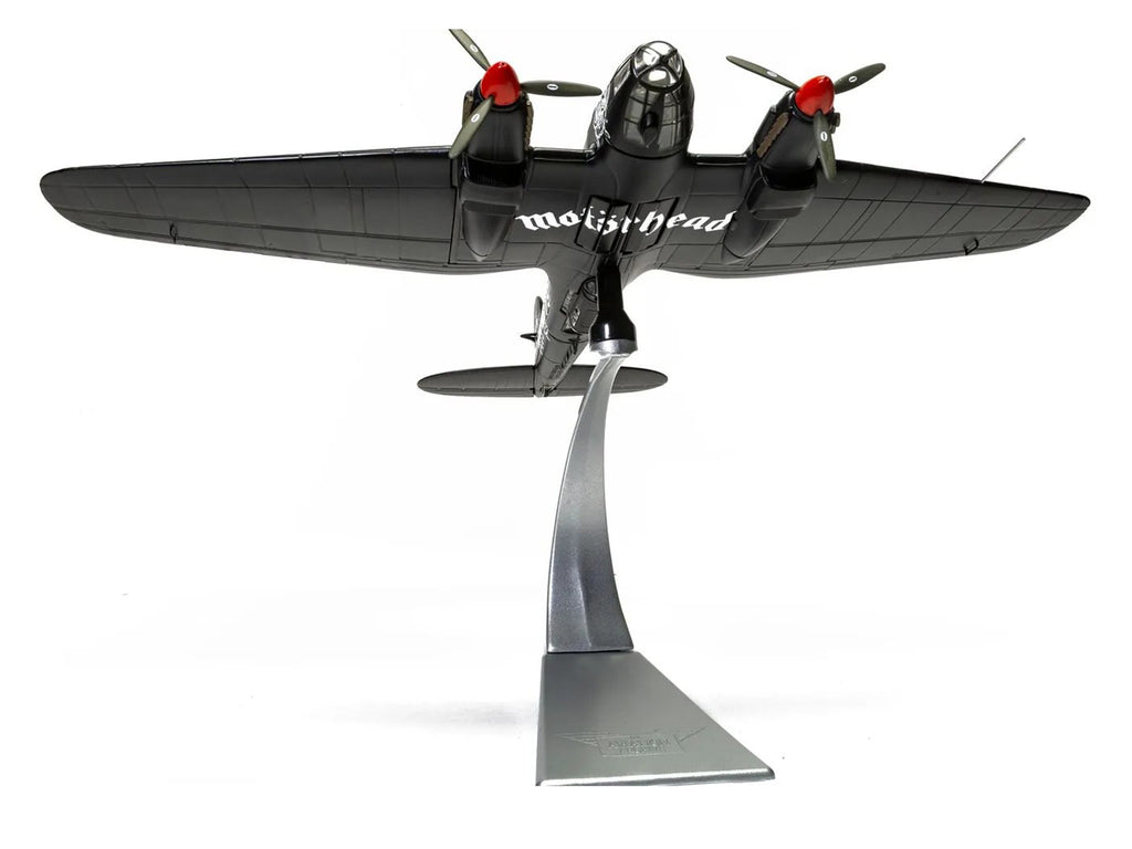 Heinkel He III Bomber Aircraft "Motorhead" Black with Graphicss 1/72 Diecast Model by Corgi - image 4