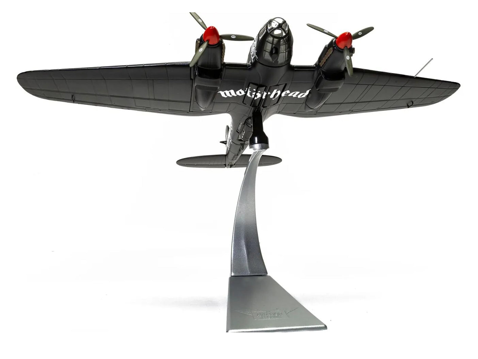 Heinkel He III Bomber Aircraft "Motorhead" Black with Graphicss 1/72 Diecast Model by Corgi - image 4