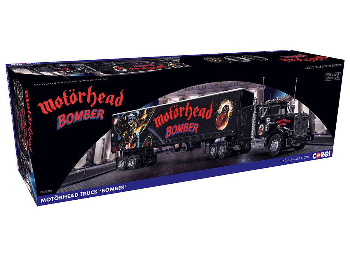 "Motorhead Bomber" Transport Truck Black 1/50 Diecast Model by Corgi - image 5
