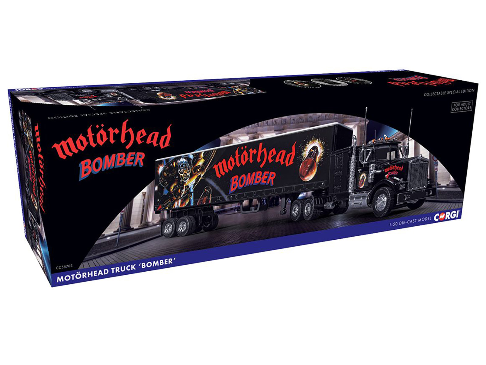 "Motorhead Bomber" Transport Truck Black 1/50 Diecast Model by Corgi - image 5