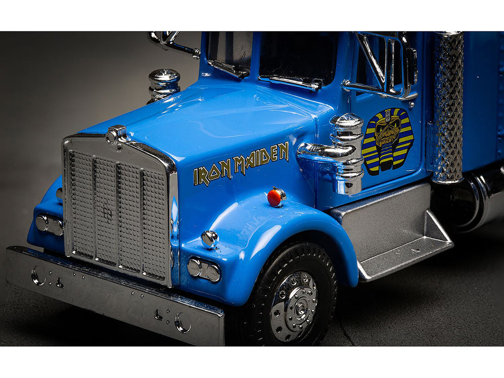 Iron Maiden "Powerslave" Transport Truck Blue "World Slavery Tour 1984-85" 1/50 Diecast Model by Corgi - image 2