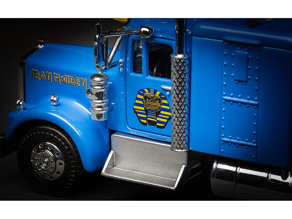 Iron Maiden "Powerslave" Transport Truck Blue "World Slavery Tour 1984-85" 1/50 Diecast Model by Corgi - image 4