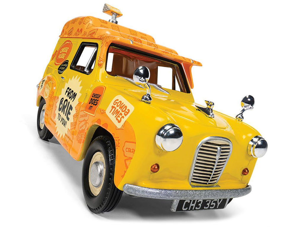 Austin A35 Van RHD (Right Hand Drive) Yellow "Cheese Please" "Wallace & Gromit" Diecast Model Car by Corgi - image 2