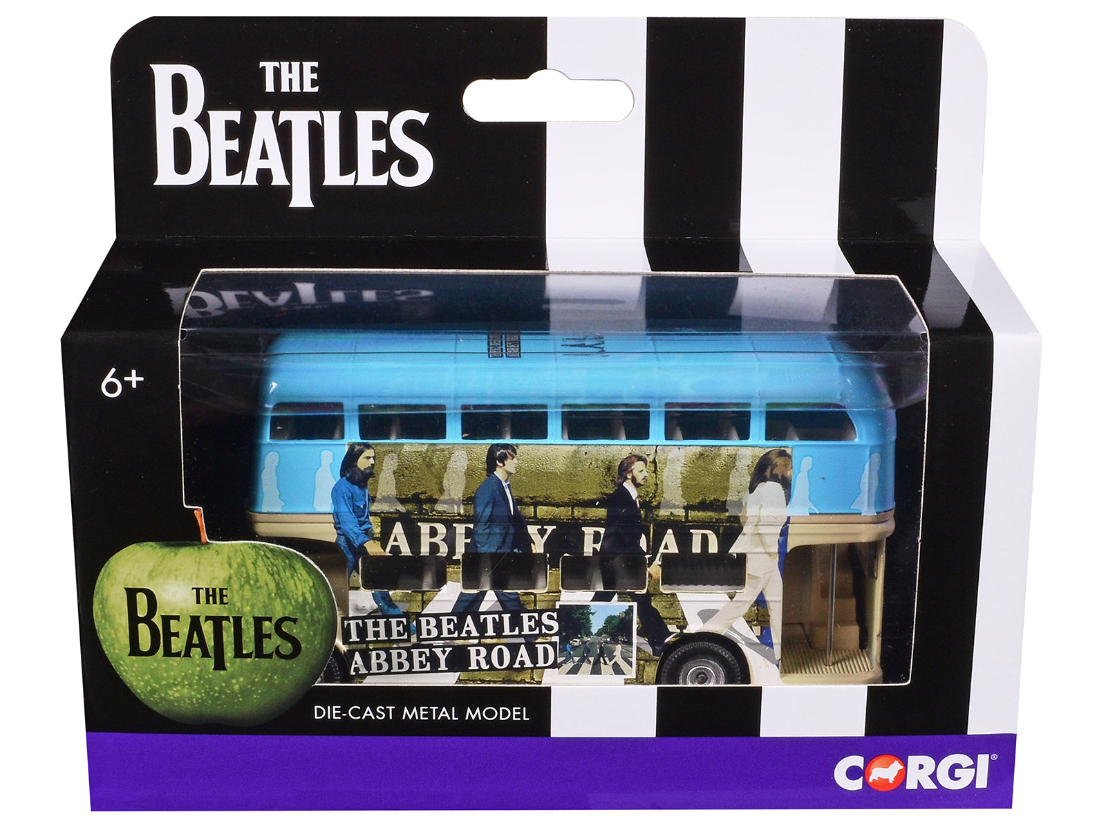 The Beatles London Double Decker Bus "Abbey Road" Blue and Beige Diecast Model Car by Corgi - image 3