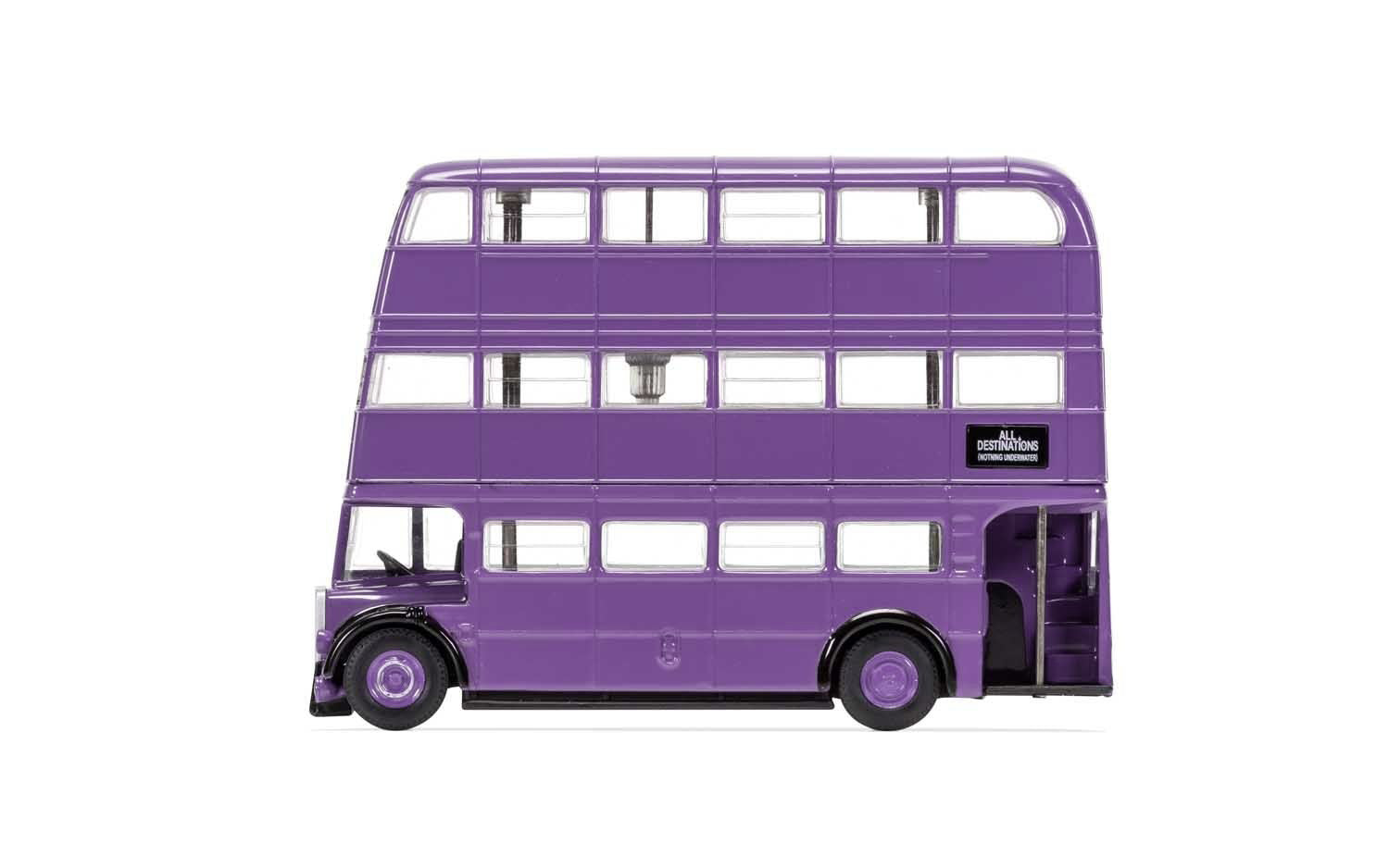 "Knight Bus" Triple Decker Bus Purple "Harry Potter" Movie Series Diecast Model by Corgi - image 2