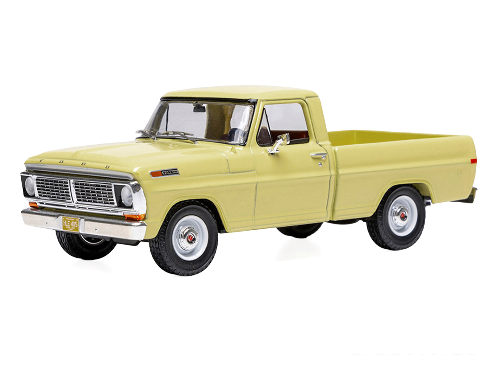 1970 Ford F-100 Pickup Truck Yellow 1/43 Diecast Model by IXO Models - image 2