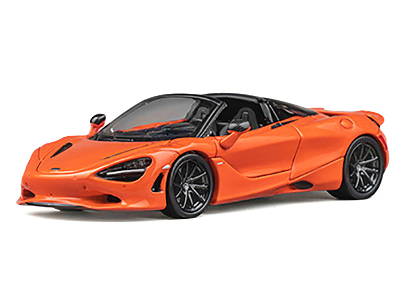 McLaren 750S Spider Orange with Black Accents 1/64 Diecast Model Car by CM Models - image 2