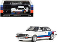 Pandem E30 V1 White with Stripes and Extra Wheels 1/64 Diecast Model Car by CM Models