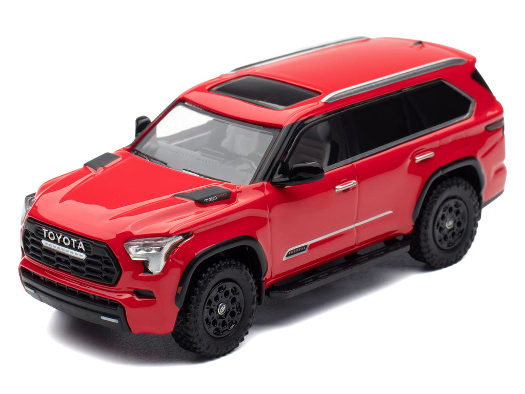 2024 Toyota Sequoia Solar Red 1/64 Diecast Model Car by CM Model - image 2