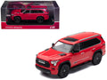 2024 Toyota Sequoia Solar Red 1/64 Diecast Model Car by CM Model