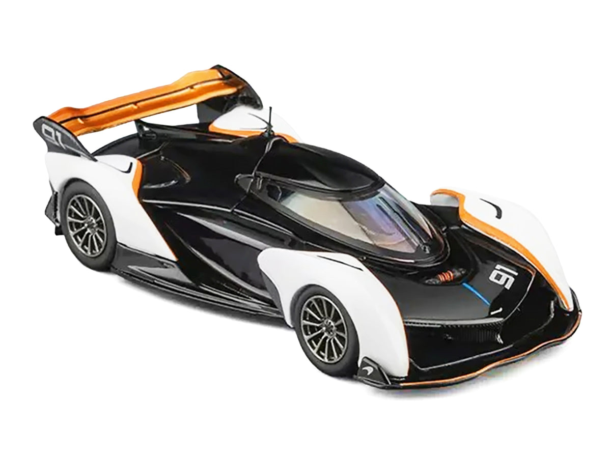McLaren Solus GT #91 Black and White with Orange Accents 1/64 Diecast Model Car by CM Model - image 4