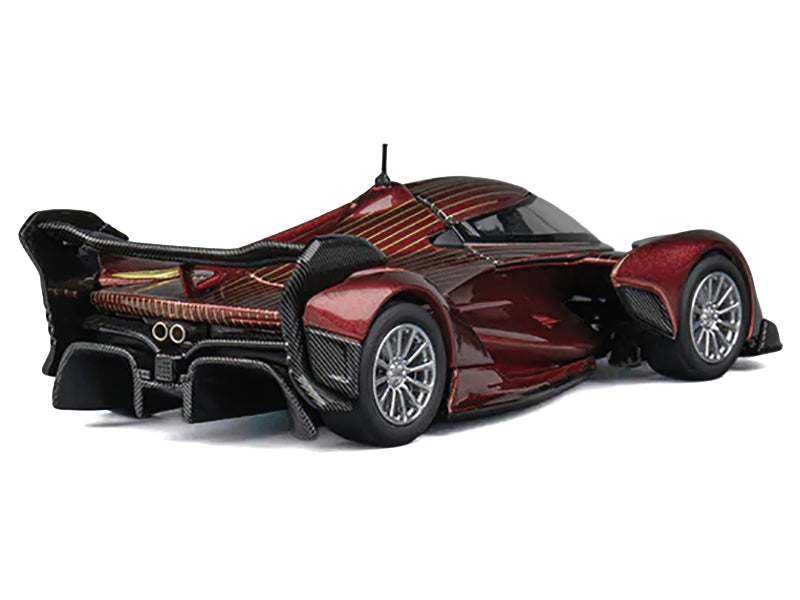 McLaren Solus GT Wine Red Metallic with Gold Stripes 1/64 Diecast Model Car by CM Model - image 4