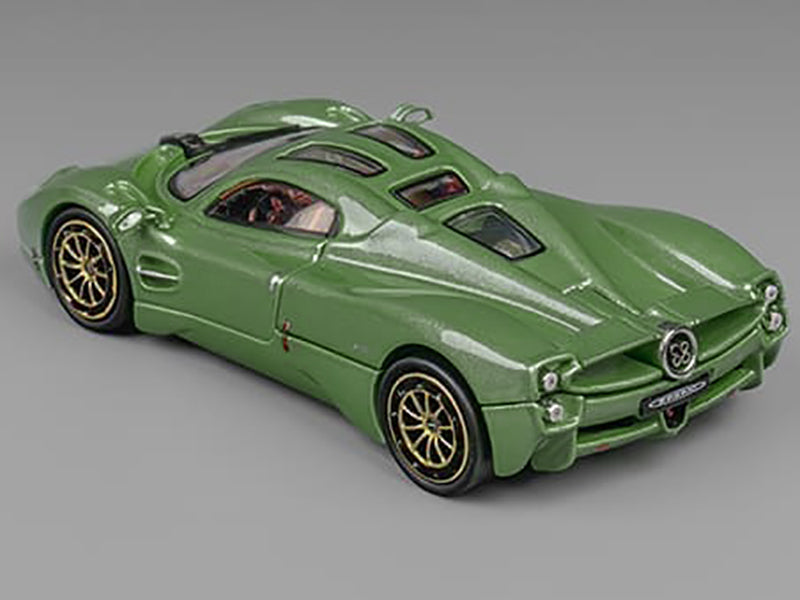 Pagani Utopia Green Metallic 1/64 Diecast Model Car by CM Model - image 3