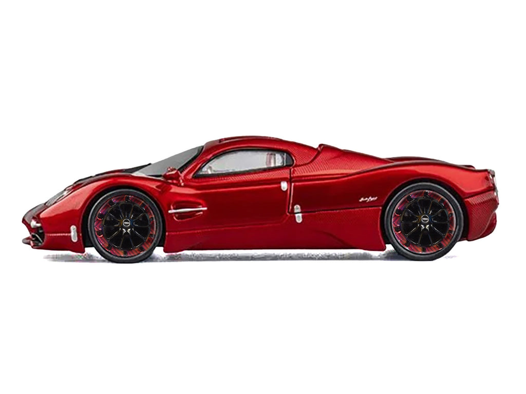 Pagani Utopia Red Metallic with Red Carbon Top 1/64 Diecast Model Car by CM Model - image 2