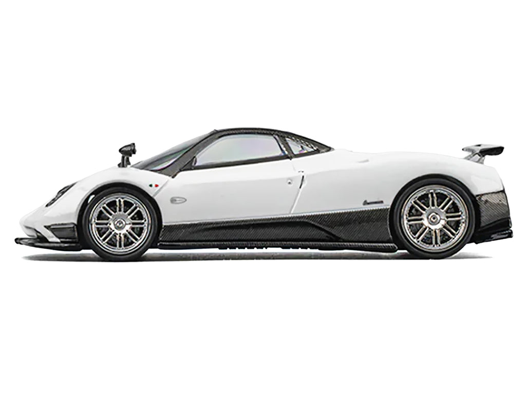 Pagani Zonda F Pearl White with Black Top 1/64 Diecast Model Car by CM Model - image 2