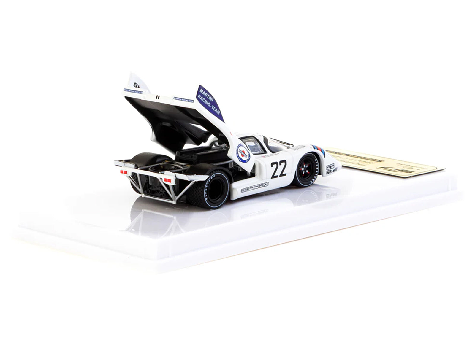 Porsche 917K #22 Gijs van Lennep - Helmut Marko "Martini Racing" Winner "24 Hours of Le Mans" (1971) "Curitiba64" Series 1/64 Diecast Model Car by Tarmac Works - image 3