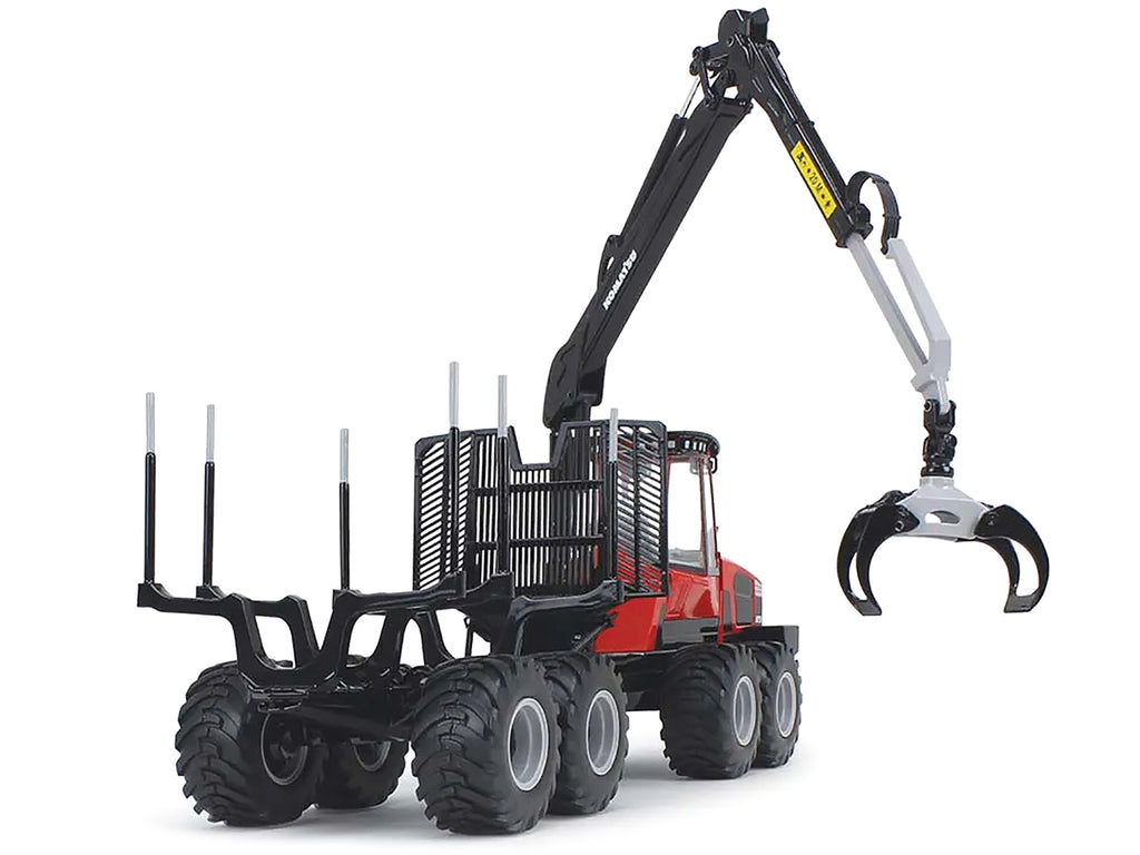 Komatsu 875.1 Forwarder Red and Black 1/32 Diecast Model by First Gear - image 4