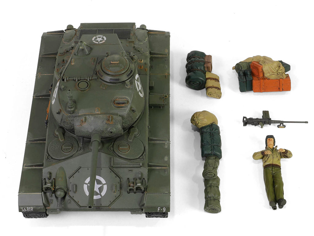 M24 Chaffee Light Tank "8th Armored Division 36th Tank Batallion, Rheinberg Germany World War II" (1945) United States Army "Armoured Fighting Vehicle" Series 1/32 Diecast Model by Forces of Valor - image 3