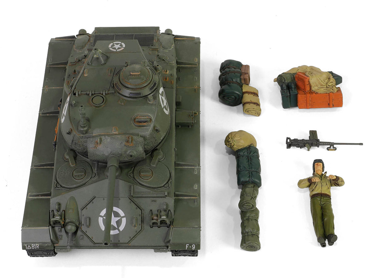 M24 Chaffee Light Tank "8th Armored Division 36th Tank Batallion, Rheinberg Germany World War II" (1945) United States Army "Armoured Fighting Vehicle" Series 1/32 Diecast Model by Forces of Valor - image 3