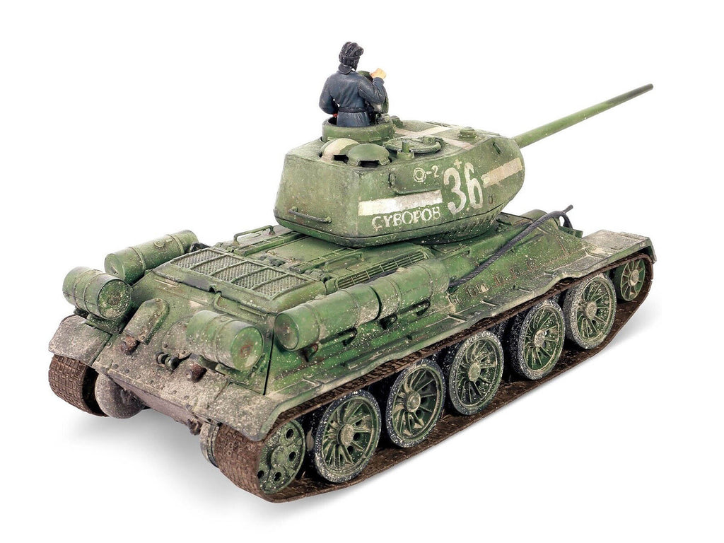 Soviet T-34-85 Medium Tank "55th Guards Tank Bde. 7th Guards Tank Corps Berlin" (1945) Soviet Army "Armored Fighting Vehicle" Series 1/32 Diecast Model by Forces of Valor - image 4