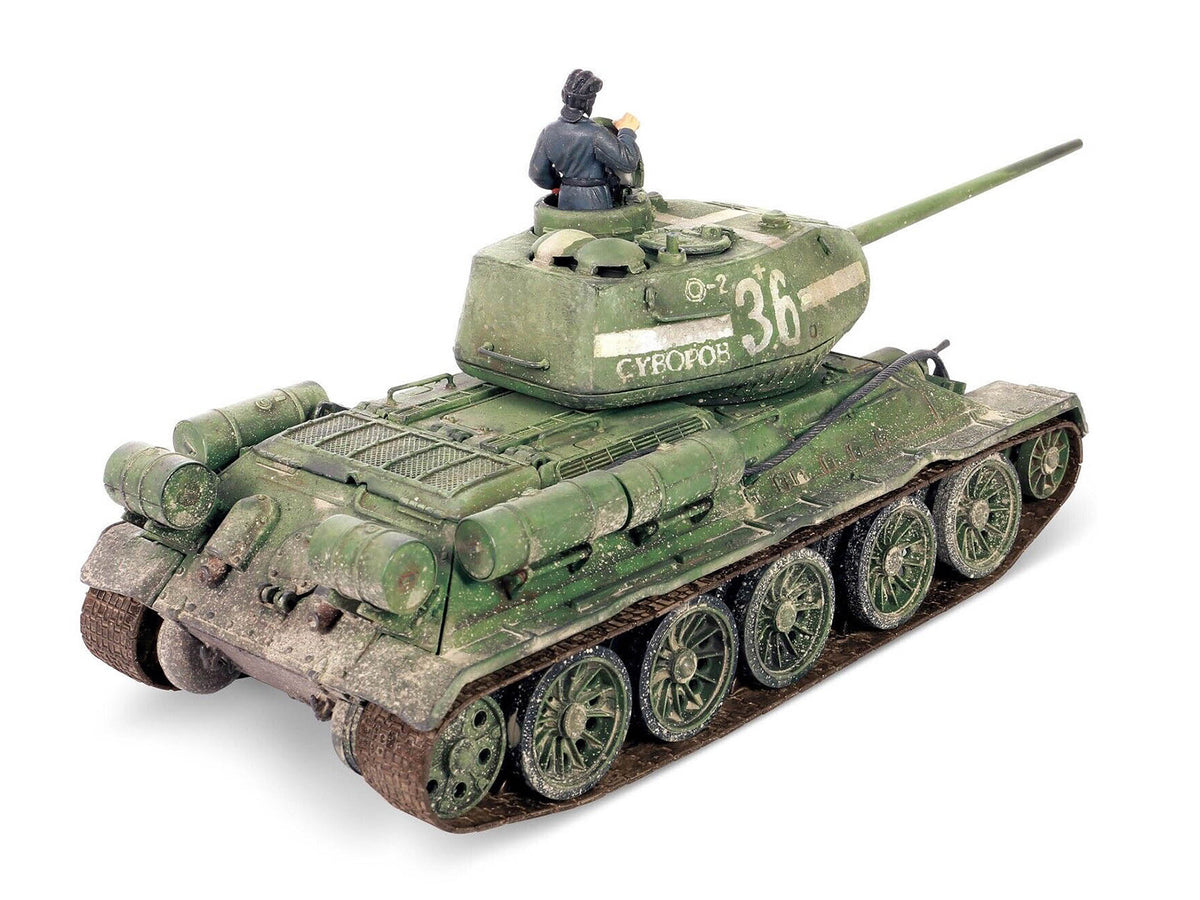 Soviet T-34-85 Medium Tank "55th Guards Tank Bde. 7th Guards Tank Corps Berlin" (1945) Soviet Army "Armored Fighting Vehicle" Series 1/32 Diecast Model by Forces of Valor - image 4