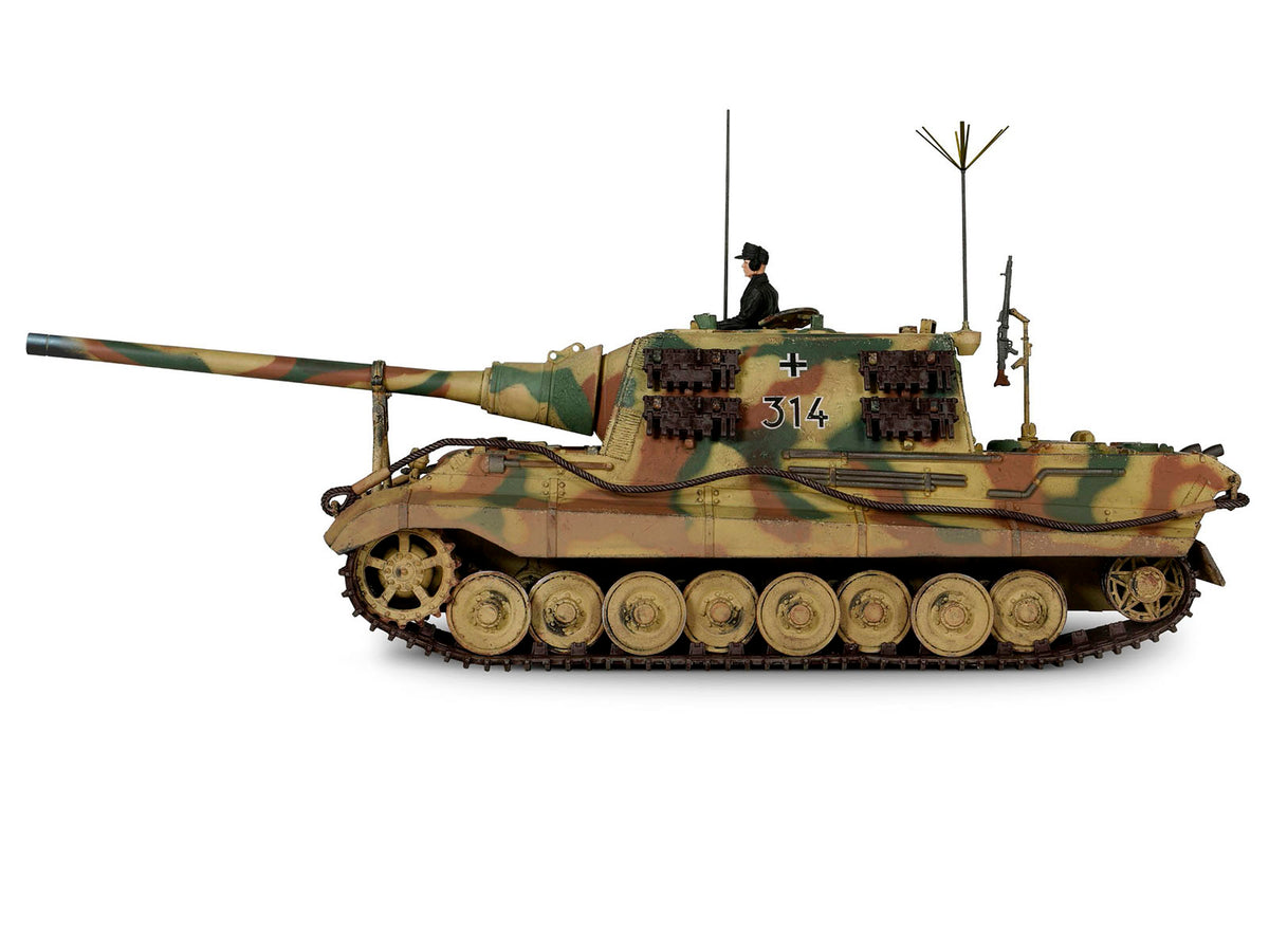 German Sd.Kfz.186 Panzerjager Tiger Ausf. B Tank "JagdTiger (Porsche suspension) 3.Kompanie / schwere Panzerjager Abteilung 653 No.314" (1945) German Army "Armored Fighting Vehicle" Series 1/32 Diecast Model by Forces of Valor - image 3