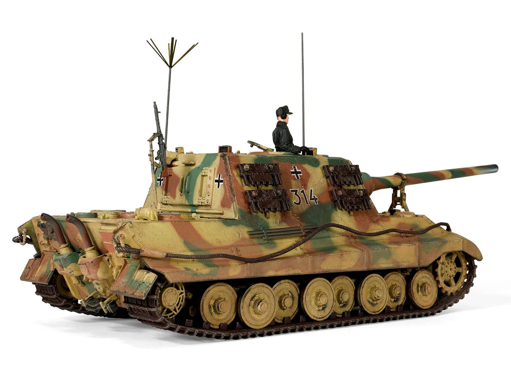 German Sd.Kfz.186 Panzerjager Tiger Ausf. B Tank "JagdTiger (Porsche suspension) 3.Kompanie / schwere Panzerjager Abteilung 653 No.314" (1945) German Army "Armored Fighting Vehicle" Series 1/32 Diecast Model by Forces of Valor - image 4