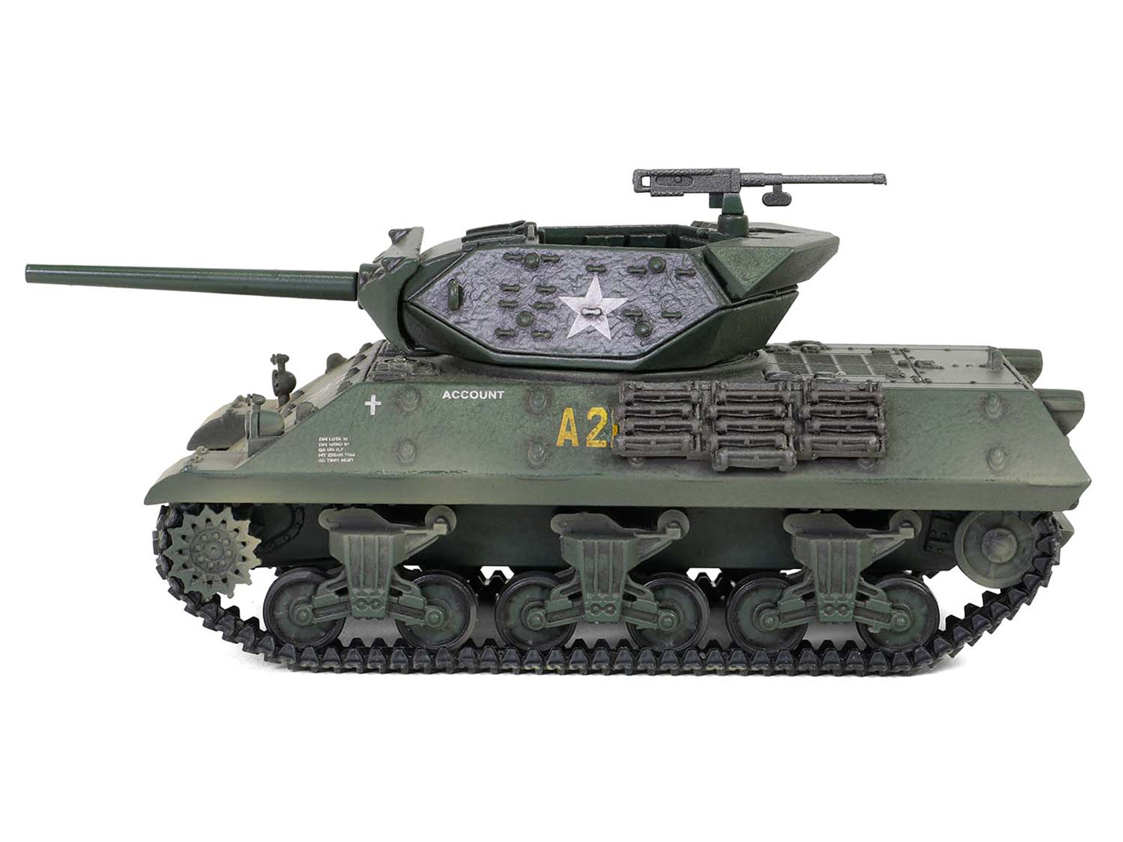 U.S. Army M10 GMC Tank "702nd Tank Destroyer Battalion Normandy France" (1944) United States Army "Mini AFV" Series 1/64 Diecast Model by Forces of Valor - image 2