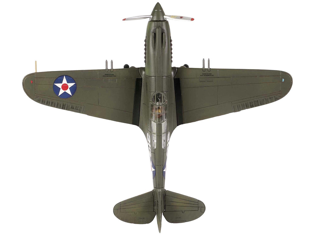 Curtiss P-40B HAWK 81A-2 (P-8127) Aircraft Fighter "47th Pursuit Squadron (15th Pursuit Group) Serial : 316/15P Hawaiian Islands Pearl Habor" (7 December 1941) "WW2 Aircrafts Series" 1/72 Diecast Model by Forces of Valor - image 3