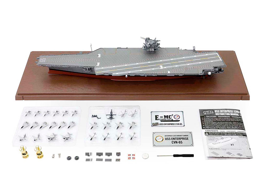 USS Enterprise (CVN-65) Enterprise-Class Aircraft Carrier United States Navy "Full Hull Edition" Series 1/700 Diecast Model by Forces of Valor - image 5