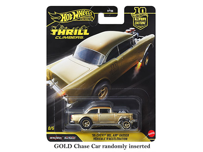 "Thrill Climbers" 5 piece Set "Car Culture 10th Anniversary" 2025 Series Q Diecast Model Cars by Hot Wheels - image 2