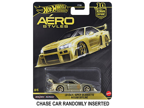 "Aero Styles" 5 piece Set "Car Culture 10th Anniversary" 2026 Series U Diecast Model Cars by Hot Wheels