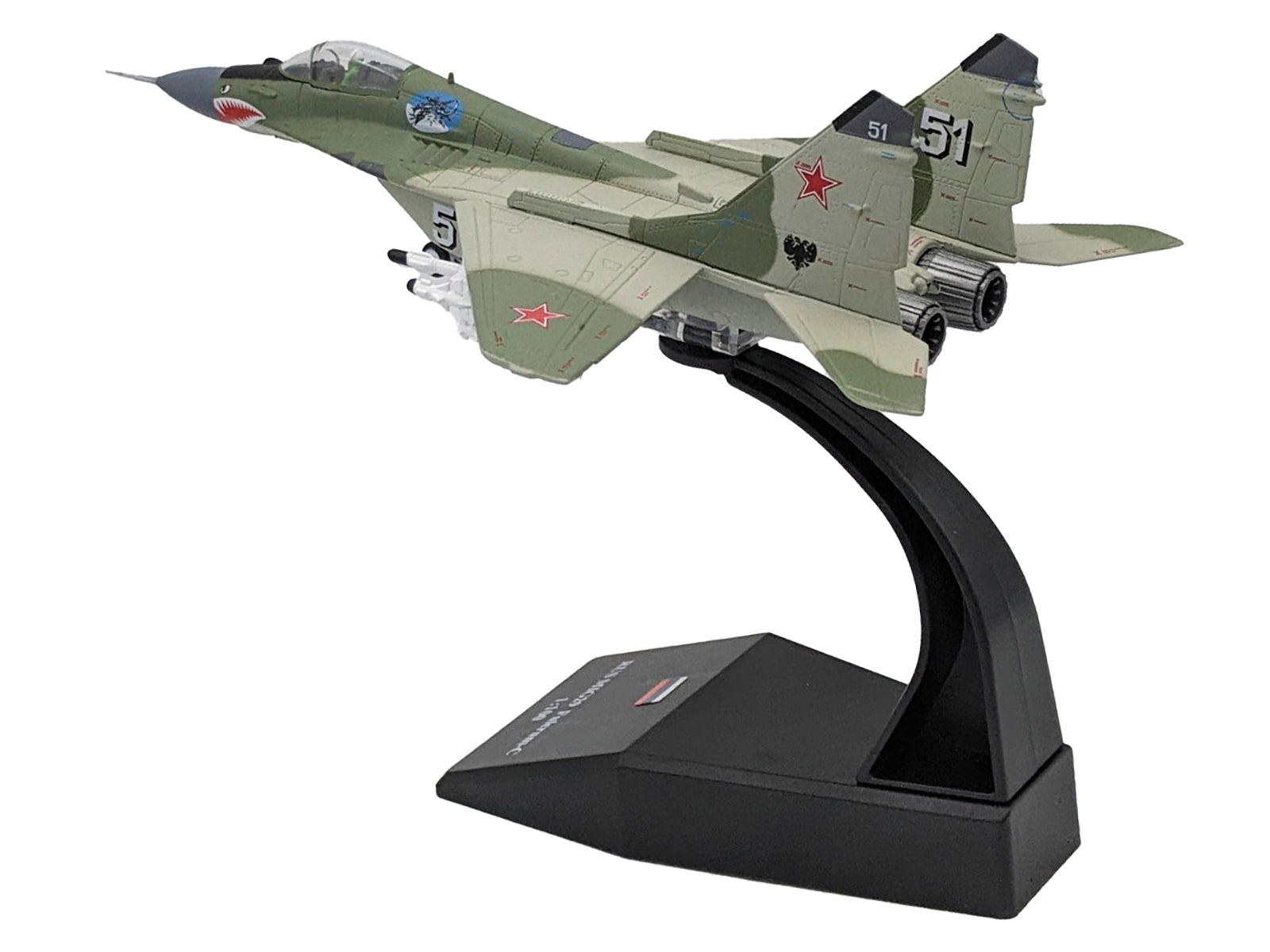 Mikoyan-Gurevich MiG-29 Fighter Aircraft "120th GvIAP Domna Airfield" (2001) Russian Air Force 1/100 Diecast Model Airplane - image 4