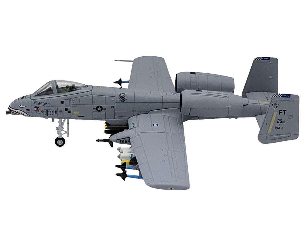 Republic A-10C Thunderbolt II Attack Aircraft "Flying Tigers 23rd Fighter Group 23rd Wing" (2003) United States Air Force 1/100 Diecast Model Airplane - image 3
