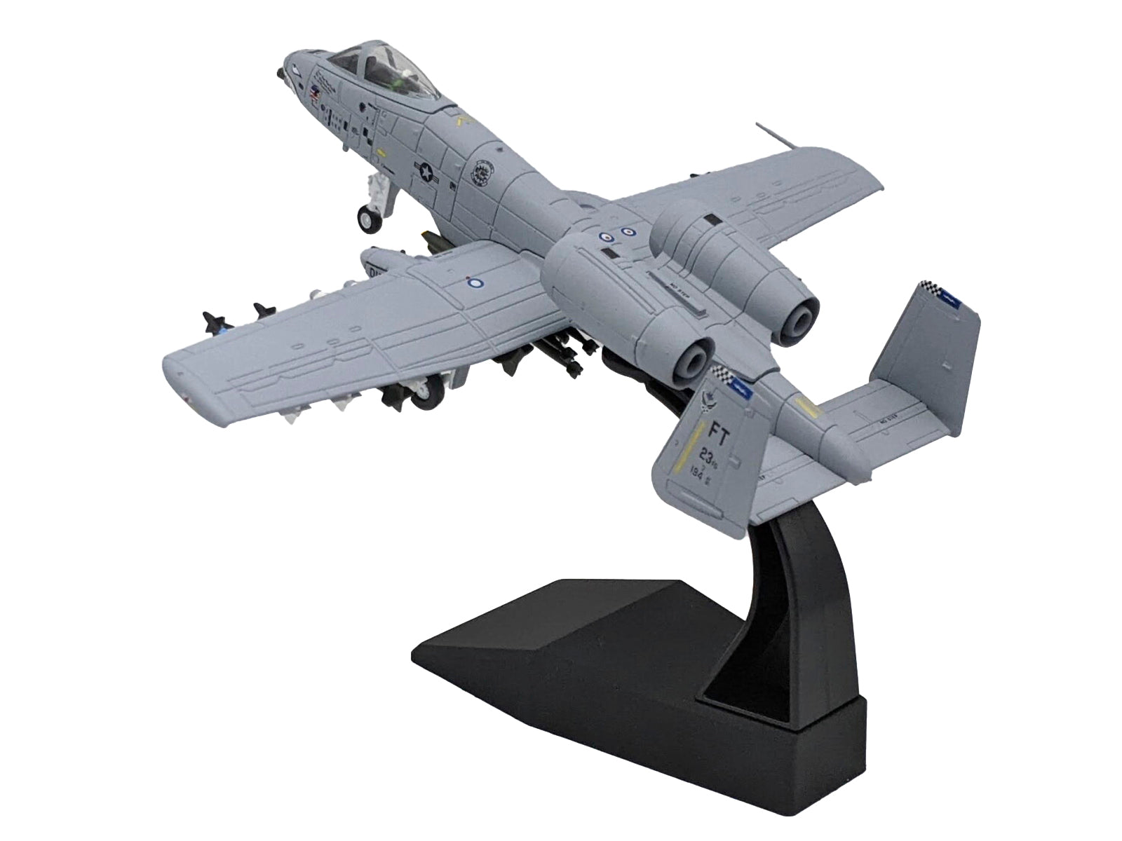 Republic A-10C Thunderbolt II Attack Aircraft "Flying Tigers 23rd Fighter Group 23rd Wing" (2003) United States Air Force 1/100 Diecast Model Airplane - image 2