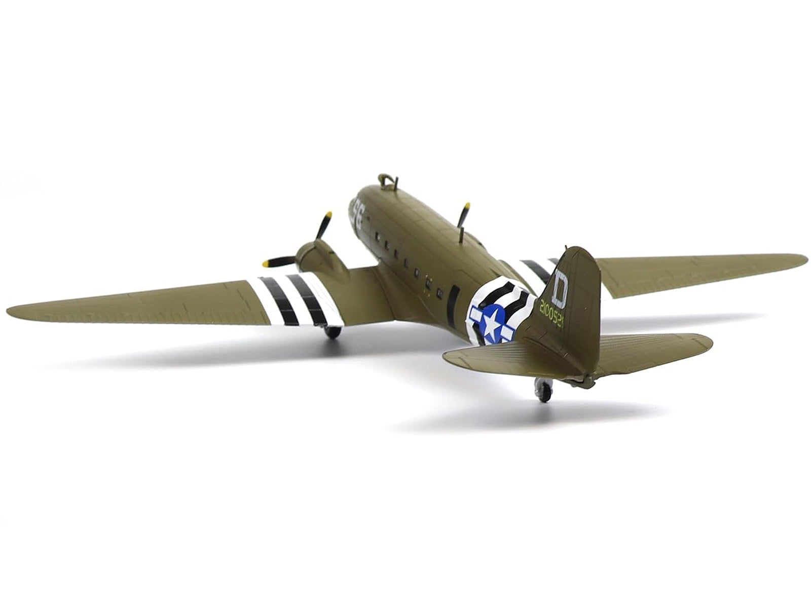 Douglas C-47 Skytrain Transport Aircraft "Night Fright 79th Troop Carrier Squadron 436th Troop Carrier Group D-Day" (1944) United States Army Air Forces 1/100 Diecast Model - image 3