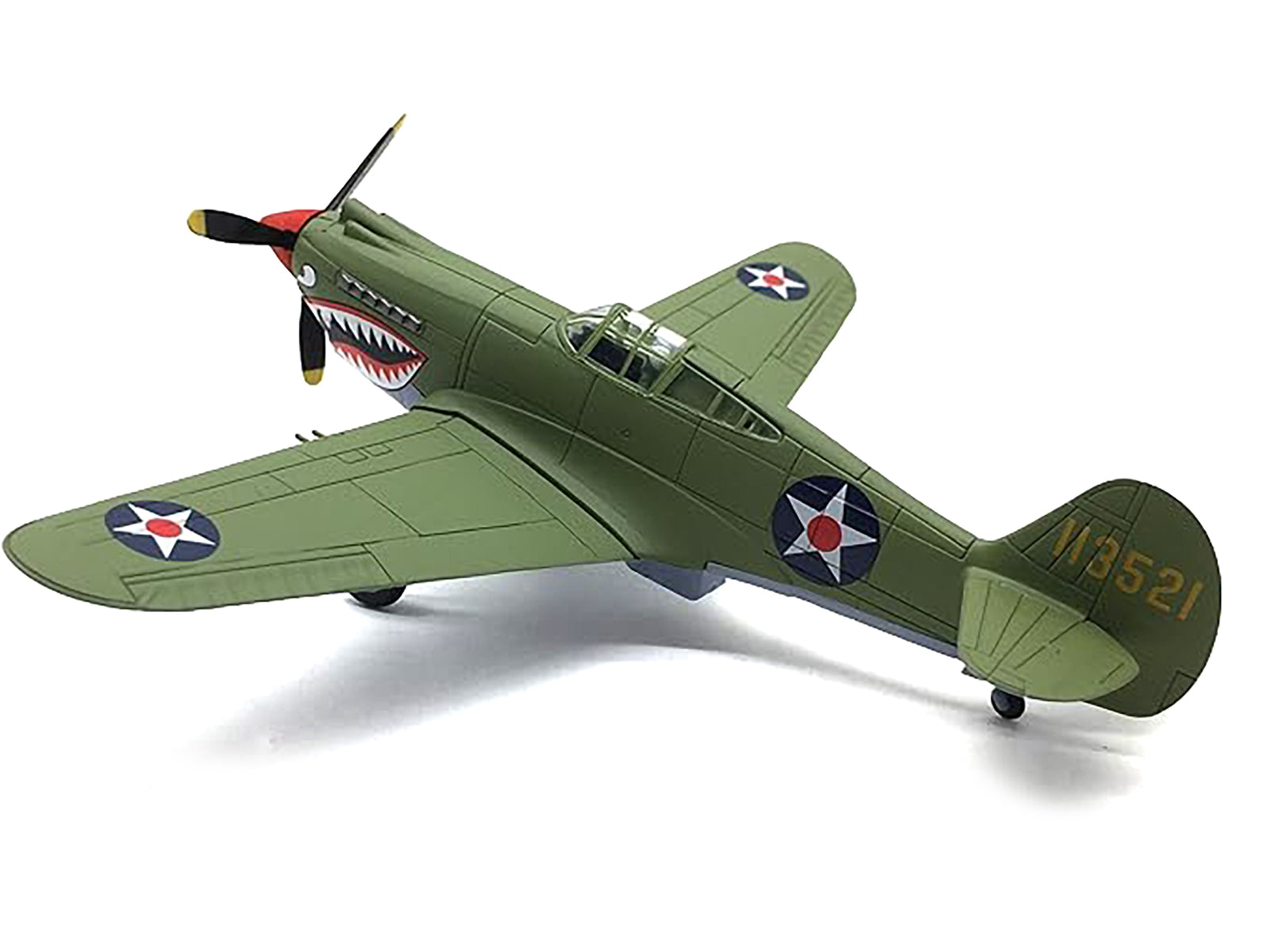 Curtiss P-40E Warhawk Fighter Aircraft "China-Burma-India Theater" (1942) United States Army Air Forces 1/72 Diecast Model Airplane - image 2