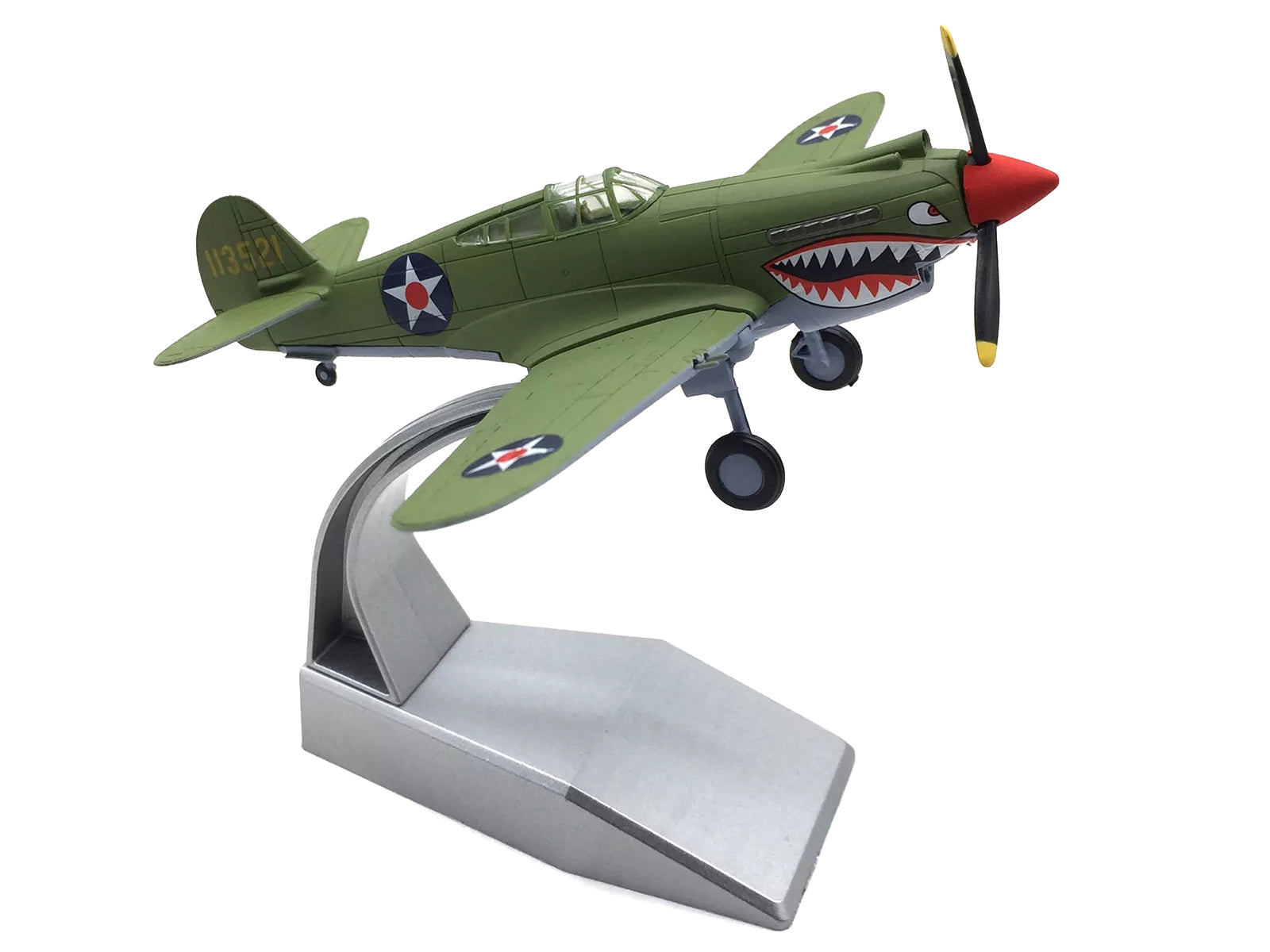 Curtiss P-40E Warhawk Fighter Aircraft "China-Burma-India Theater" (1942) United States Army Air Forces 1/72 Diecast Model Airplane - image 4